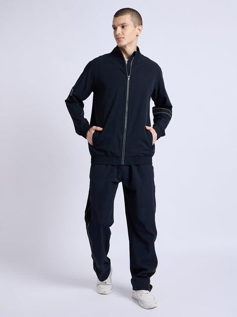 edrio navy regular fit jacket