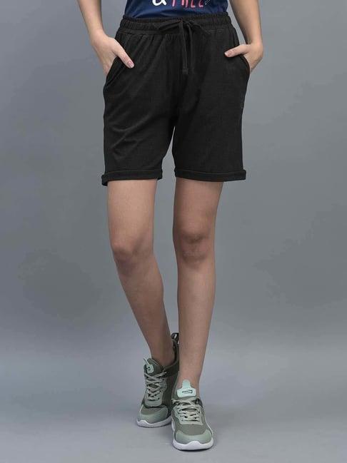 dollar black cotton shorts