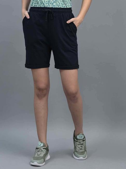 dollar navy cotton shorts