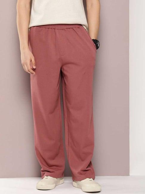 dillinger dusty pink regular fit baggy korean¿trackpants