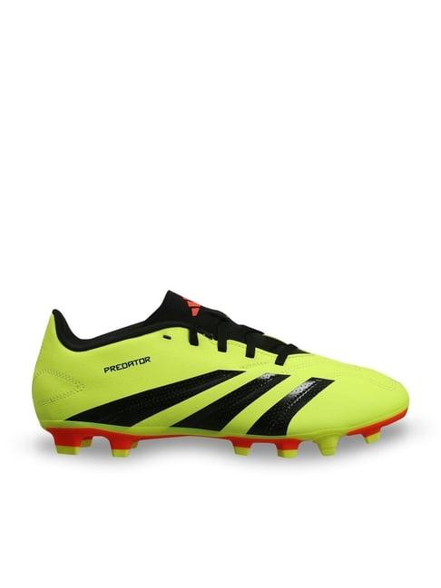 adidas men's predator club fxg yellow football shoes