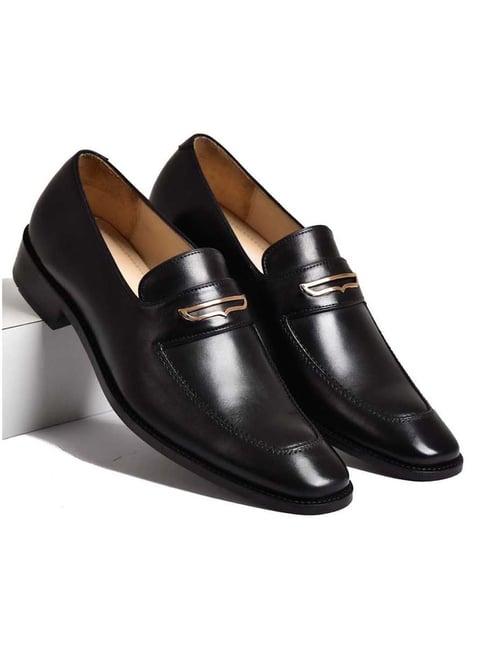 luxoro formello men's jack sollof black loafers