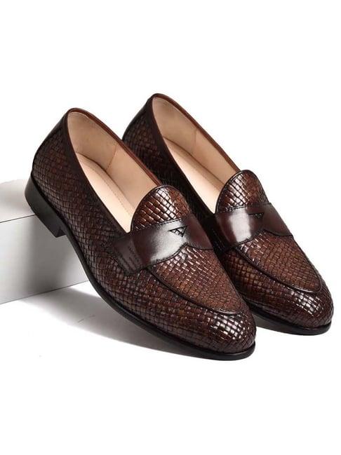 luxoro formello men's gabriel spectar brown loafers