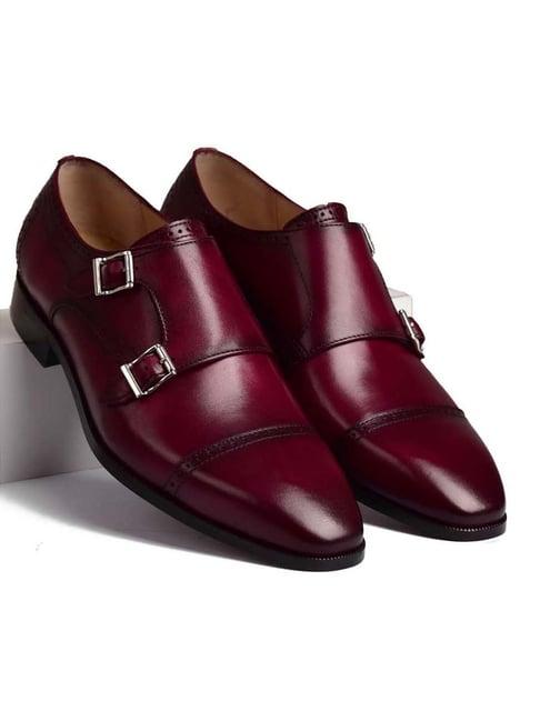 luxoro formello men's tabor wine monk shoes