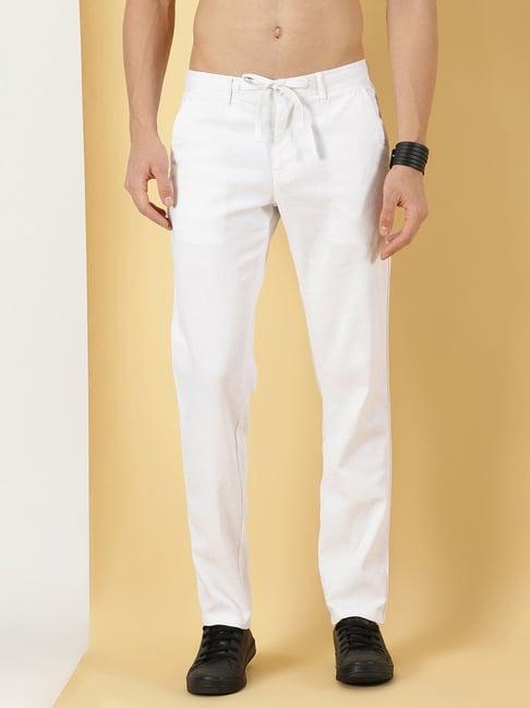 thomas scott white regular fit chinos