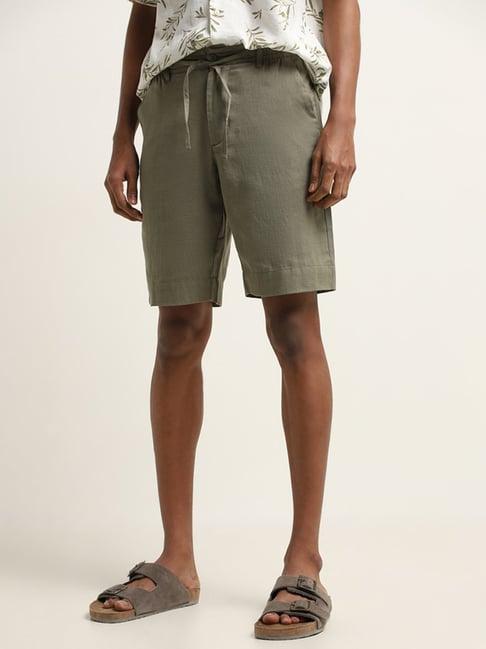 eta by westside olive relaxed fit shorts