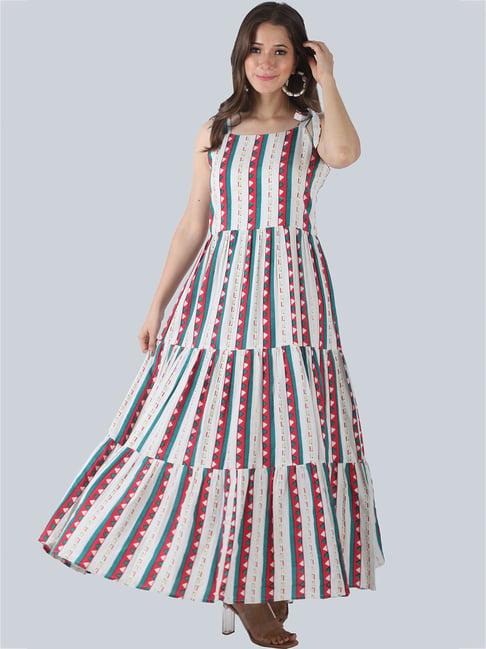 pretty loving thing multicolor printed maxi dress