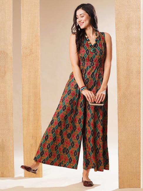 globus multicolor printed jumpsuit