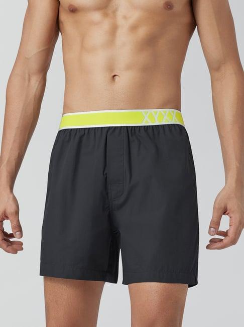 xyxx dark grey intellieaze super combed cotton boxers