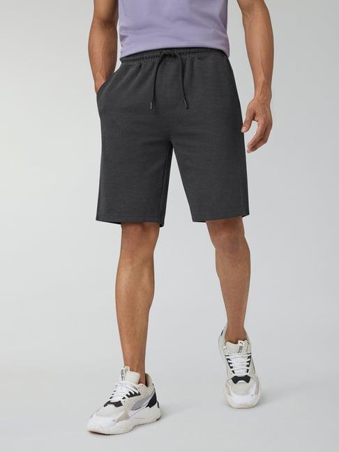 xyxx graphite grey regular fit shorts