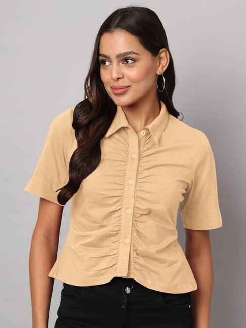 brinns beige shirt