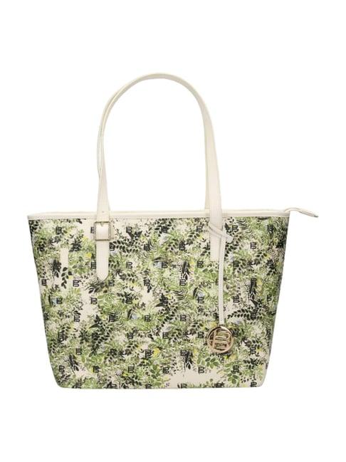 bagatt veneto multicolor printed medium tote bag