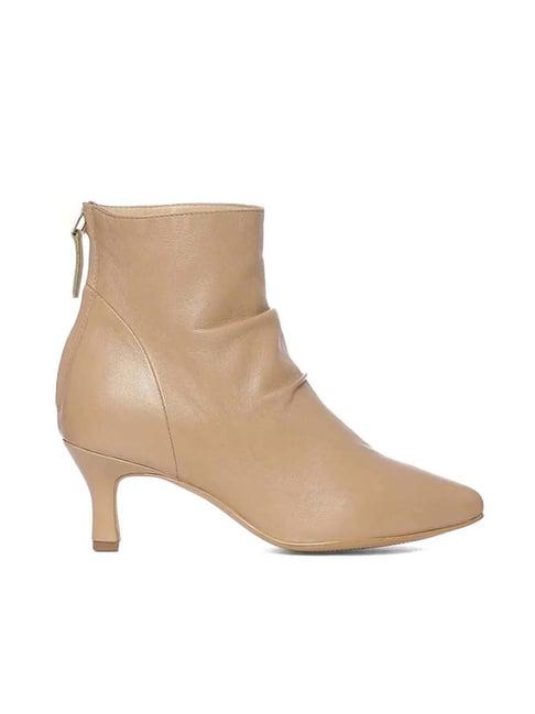 saint g women's lovina nude stiletto booties