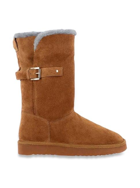 saint g women's aurelia tan snow boots