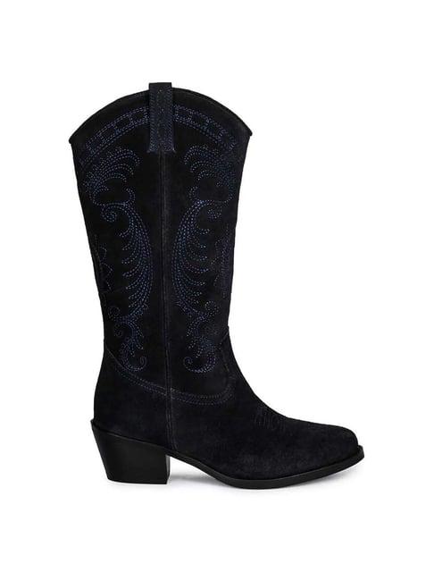 saint g women's elodie navy booties