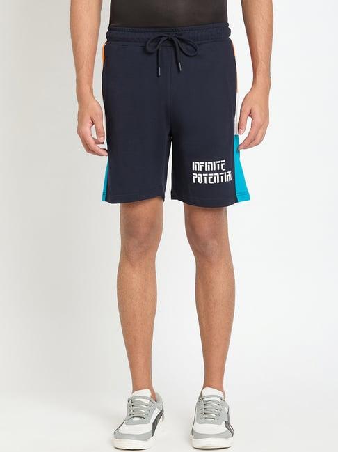 club york navy regular fit shorts