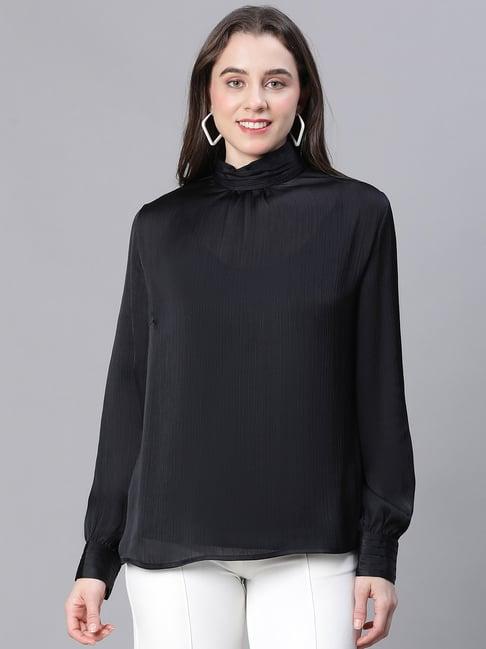 oxolloxo black  regular fit top