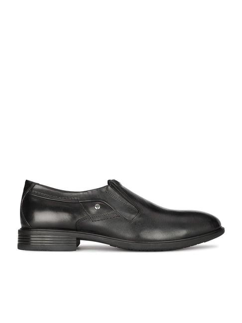 hush puppies by bata men's nigel e black loafers