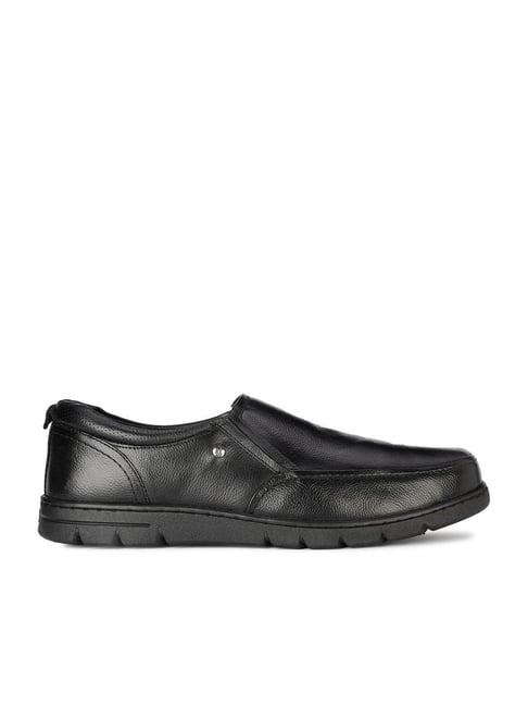 hush puppies by bata men's keenan black loafers