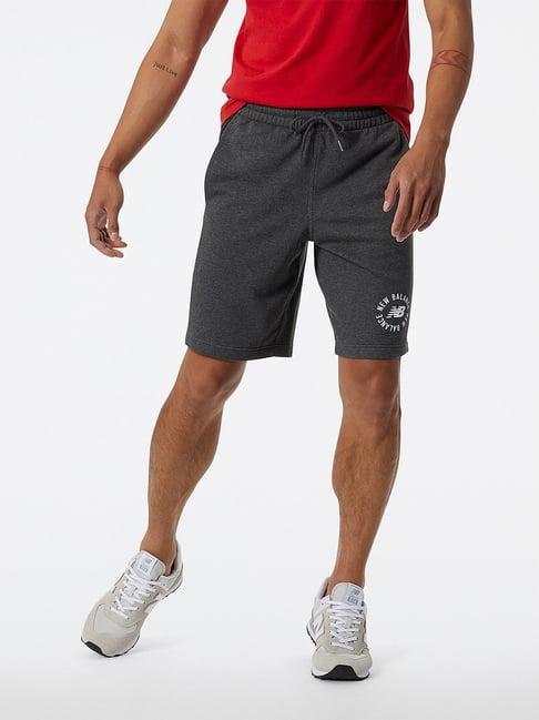 new balance grey comfort fit cotton sports shorts