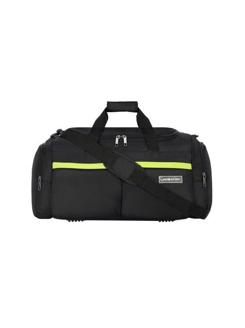 lavie sport black solid duffle bag