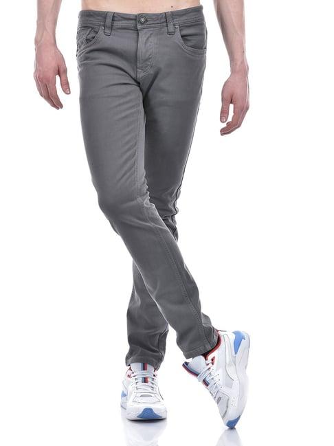 lawman pg3 grey slim fit lightly washed jeans