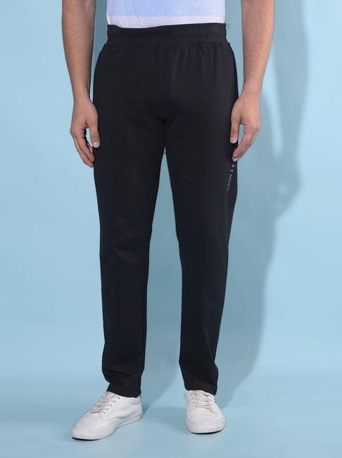 crimsoune club black  regular fit trackpants