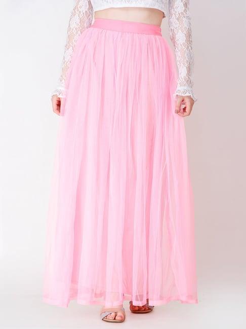 scorpius pink maxi skirt