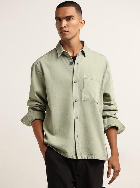 nuon by westside sage relaxed fit jacket