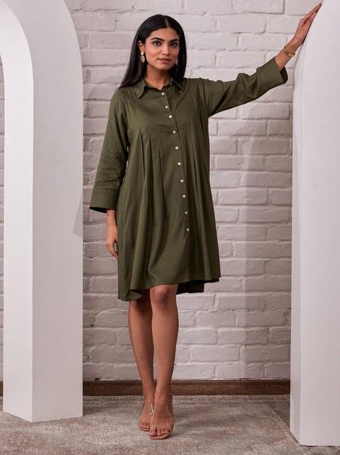 autumnlane avanti shamrock cotton dress