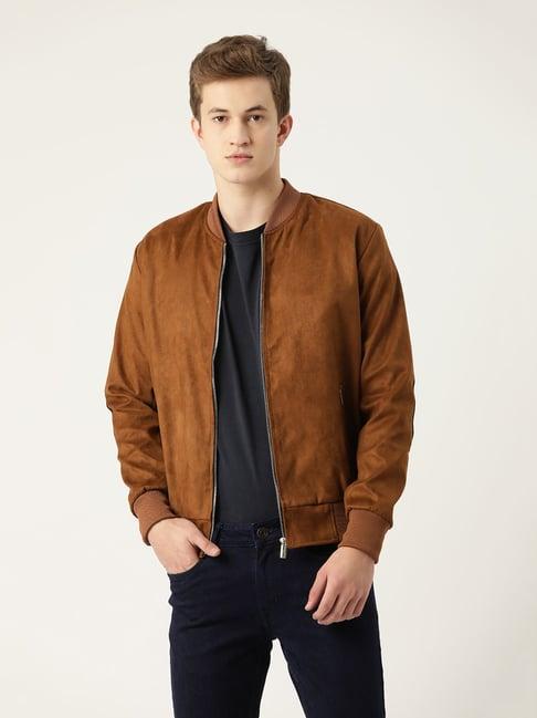 leather retail brown leather jacket