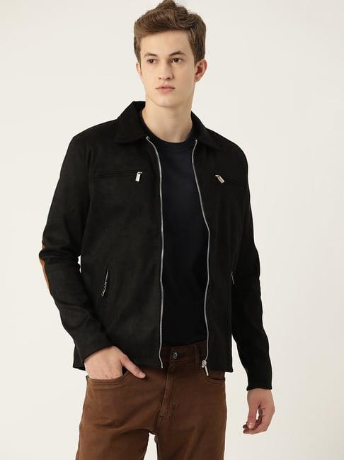 leather retail black leather jacket