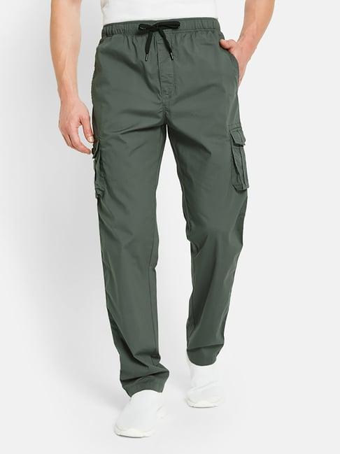 octave grey regular fit trackpants