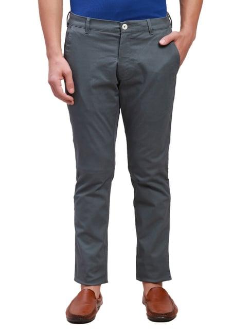 colorplus green super slim fit trousers