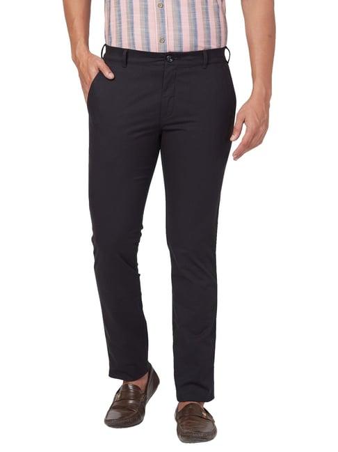 colorplus black super slim fit trousers