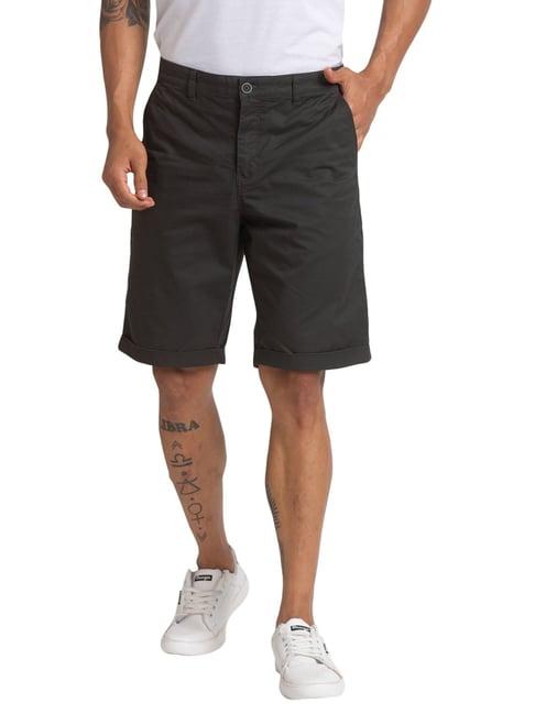 parx green regular fit shorts