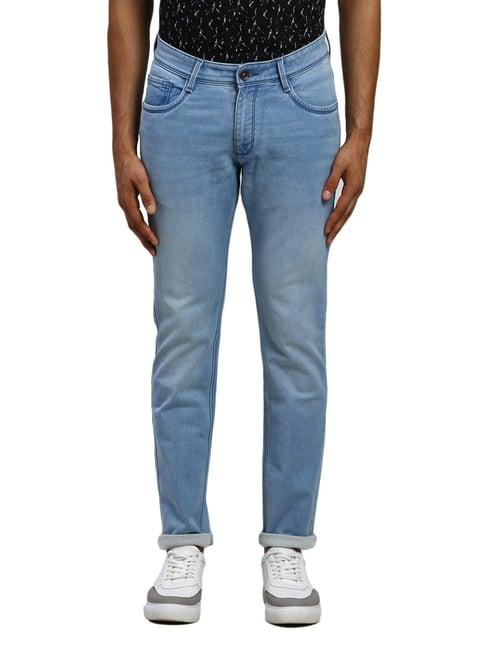 park avenue blue super slim fit jeans