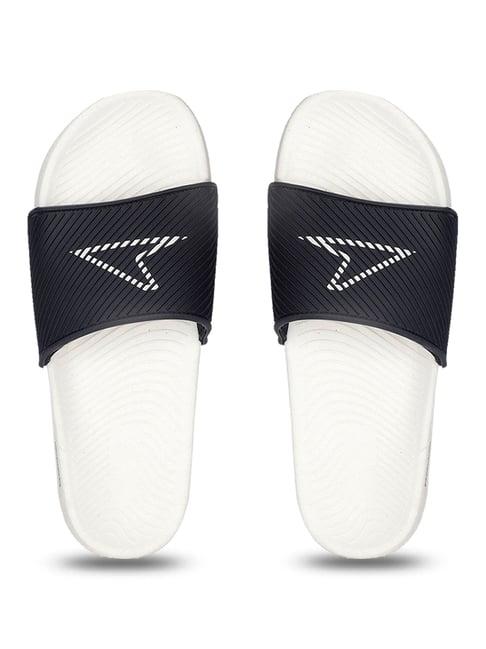 power by bata men's halo navy slides