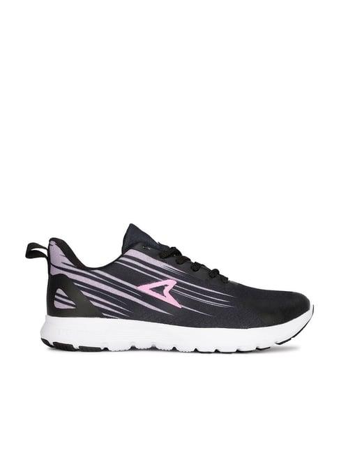 power by bata women's dynamo myrun 52 black running shoes