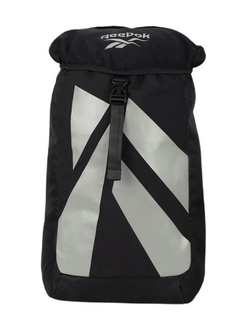 reebok black rucksacks