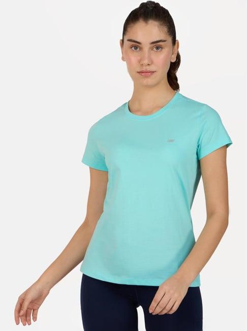 skechers blue regular fit sports t-shirt