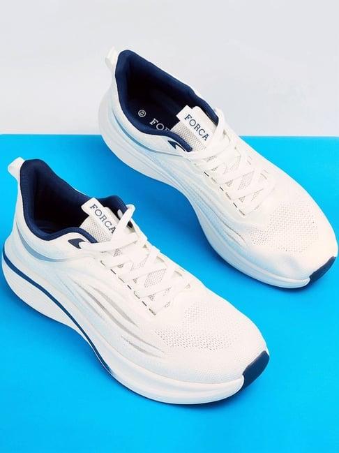 forca by lifestyle men's white running shoes