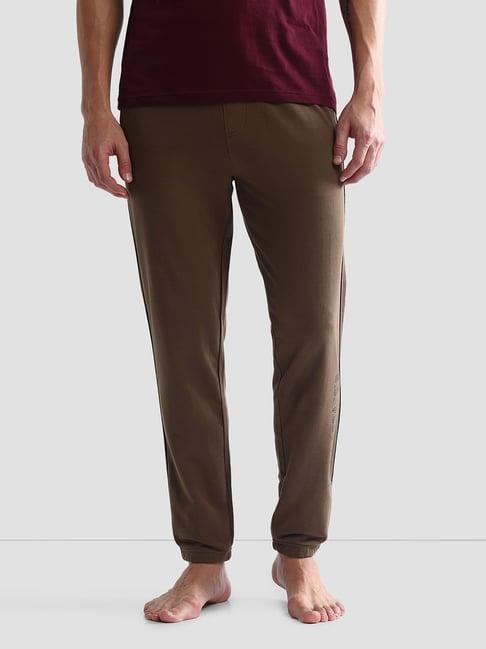 u.s. polo assn. brown regular fit lounge pants