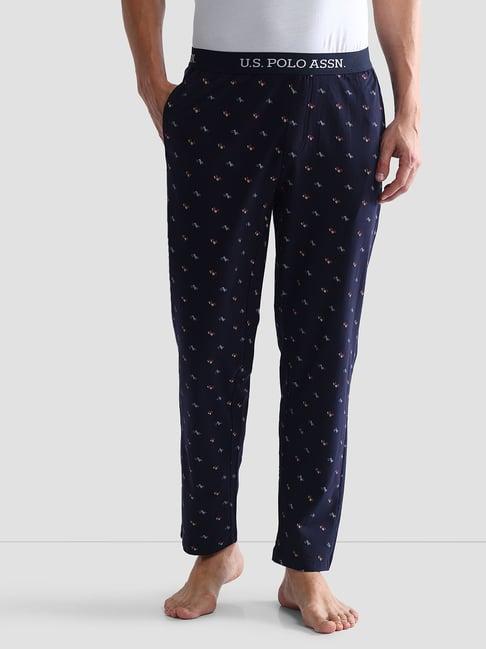 u.s. polo assn. blue regular fit lounge pants