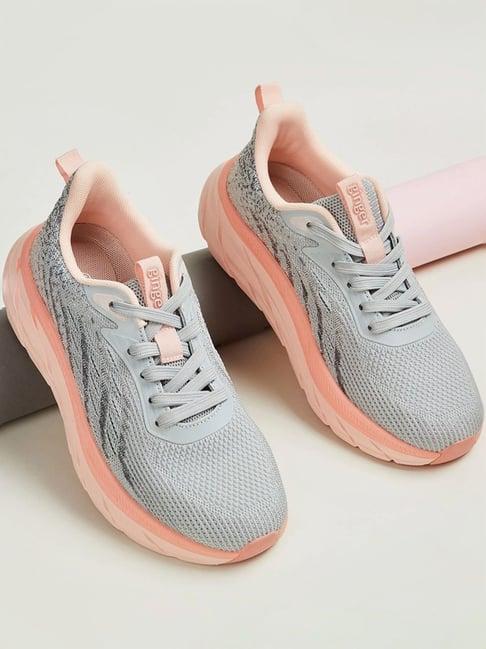 ginger by lifestyle women's grey running shoes