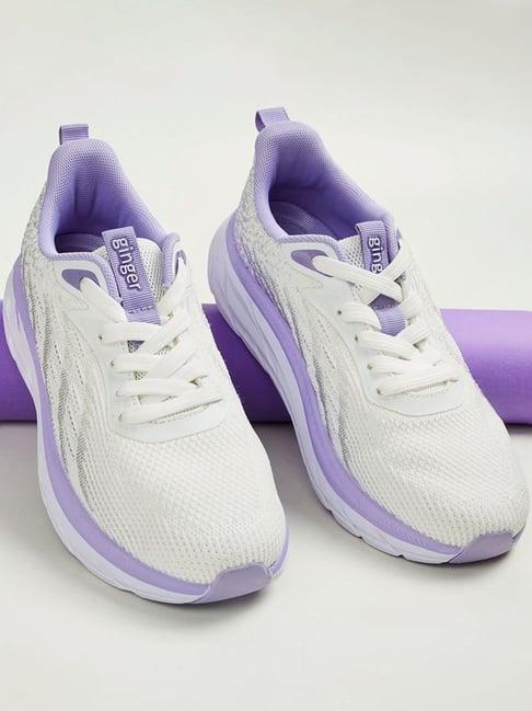 ginger by lifestyle women's white running shoes