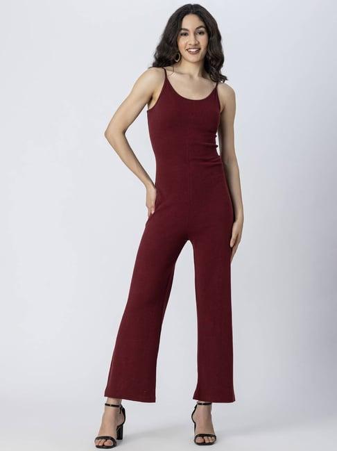 moomaya wine maxi jumpsuit