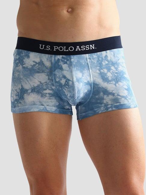 u.s. polo assn. blue regular fit trunks