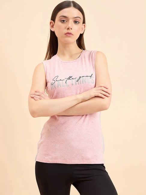 sweet dreams pink printed sports t-shirt