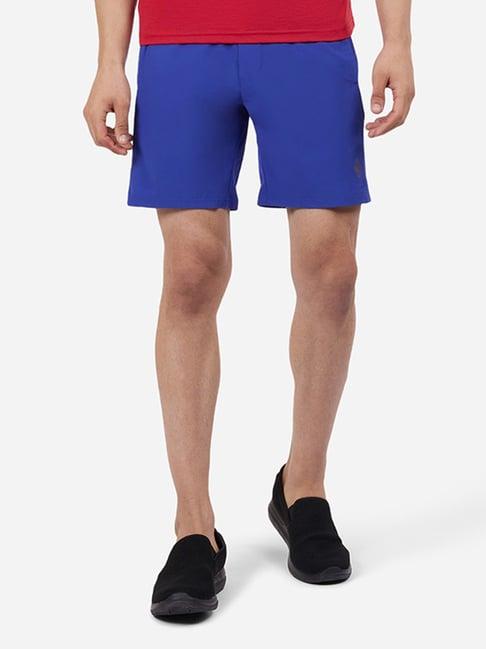 skechers blue regular fit sports shorts